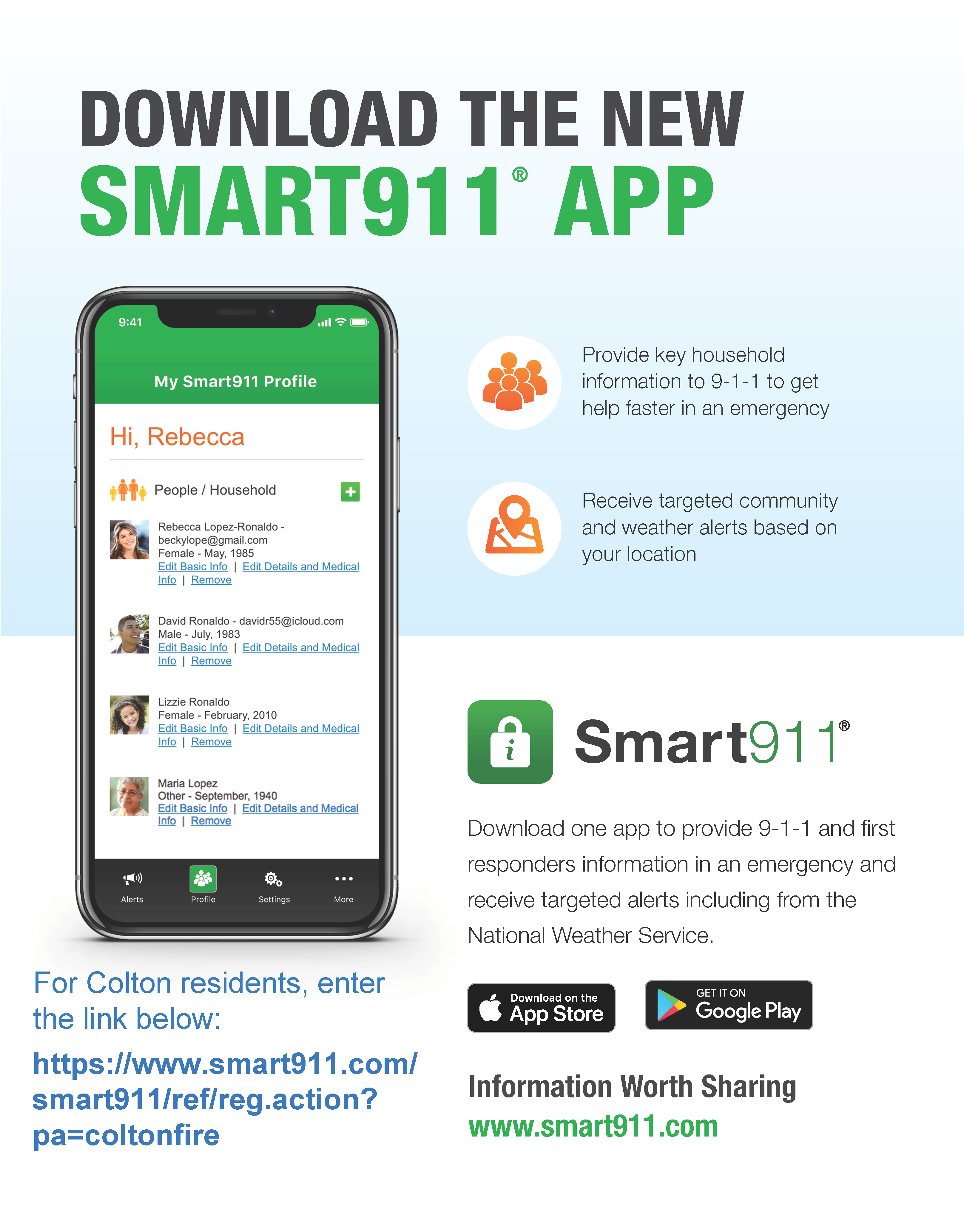Smart911-App-Flyer QR code